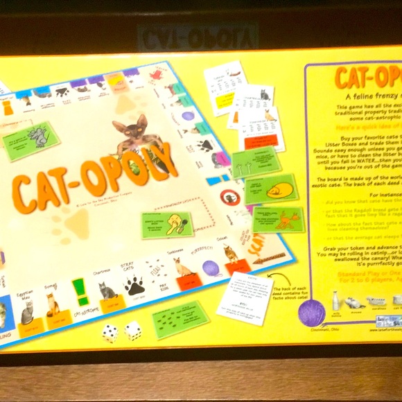 CAT-OPOLY BOARD GAME - Picture 4 of 4